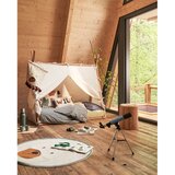 Kave Home Otroška postelja iz masivne bukve v obliki hiške z letvenim dnom 90x190 cm v naravni barvi Maralis – | Shoptok.si