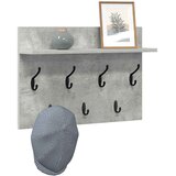  Vješalica za kapute na zidu Zidne Betonski sivi 60 x 40 x 12 cm | Eponuda.ba