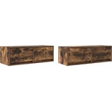  ormarići 2 kom boja dimljenog hrasta 80x31x25,5 cm drveni | shoptok.hr