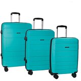 Enova set kofera 3/1 MODENA | tirkizna | PP (polipropilen) | ePonuda.com