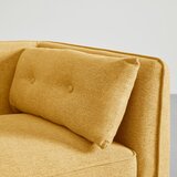 Bessagi Home počivalnik fanny, rumena, s taburejem | Shoptok.si