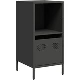 Maison Chic Komoda - Predalnik črna 35x39x73,5 cm hladno valjano jeklo, (21718613) Cene