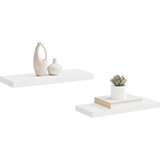  Plutajuće zidne police 2 kom bijele 60 x 23,5 x 3,8 cm MDF | Eponuda.com