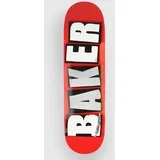Brand Logo 8.5" Skateboard deska red / white