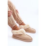 Boto Women's Slippers With Faux Fur Light Beige Lanoze | shoptok.hr