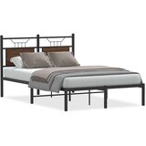 Maison Chic posteljni okvir - dvoposteljna postelja - zakonska postelja brez vzmetnice hrast 120x200 cm inženirski les-J11938, (21774579) | Shoptok.si