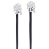 Shiverpeaks basic-s modularni kabel\, zahodni vtič 6/6 do zahodni vtič 6/6\, črn\, 6-žični\, 3 m western priključni kabel [1x RJ12 vtič 6p6c - 1x RJ12 vtič 6p6c] 3 m črna, (20411146) Cene