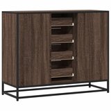  Komoda smeđi hrast 92x35x76 cm izrađeno drvo | shoptok.hr