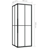  Tuš kabina ESG 80x80x180 cm, (21027726) | Shoptok.si