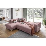 Miuform Ružičasta sklopiva/s prostorom za odlaganje kutna garnitura (s lijevim kutom/u obliku slova L) Classy Sophie – | shoptok.hr
