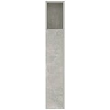  Uzglavlje s ormarićem siva boja betona 140 x 18,5 x 104,5 cm | shoptok.hr