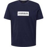 Napapijri Majica marine / off-bela | Shoptok.si