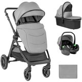 Kikka Boo kolica ava 3in1 set sa i-size auto sedištem i tvrdom korpom grey Cene