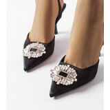 Gemre Black stilettos with rhinestones Dearborn | ePonuda.com