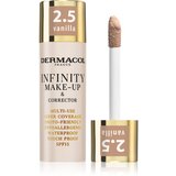 Dermacol Infinity visoko prekrivni tekoči puder SPF 15 odtenek 2.5 Vanilla 20 g Cene
