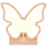 Candellux Lighting Rožnata otroška namizna svetilka Butterfly –