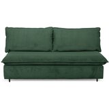 Bobochic Paris Zelena sklopiva sofa od samta 184 cm Isadora – Cijene