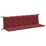 vidaXL Blazina za vrtno klop 2 kosa melanž rdeča 200x50x7 cm blago | Shoptok.si