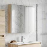  Kupaonski ormar s ogledalom Sonoma hrast 73.5 x 15.5 x 70 cm | shoptok.hr