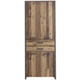 MID.YOU ARHIVSKA OMARA rjava, temno siva | Shoptok.si