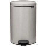 Brabantia Svetlo siv jeklen koš za smeti s pedalom 20 l NewIcon – Cene