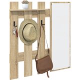 vidaXL Nadwyčajna obešalnik za plašče Sonoma Oak 100 x 10 x 100 cm | Shoptok.si