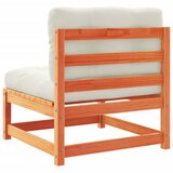  4-dijelni set vrtnih sofa s jastucima voštano smeđi od borovine | shoptok.hr