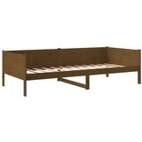  Dnevna postelja medeno rjava trdna borovina 80x200 cm, (20684298) | Shoptok.si
