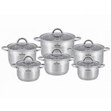 Shumee set jeklenih loncev 12 elementov zilner ZL-8109, (21384682) Cene