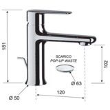 Remer vanity baterija za lavabo sa podsklopom V10 Cene