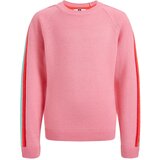 WE Fashion Pulover modra / turkizna / zelena / svetlo roza | Shoptok.si