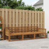  Set vanjskih sofa 3 kom. Prirodna Čvrsto drvo akacije | shoptok.hr