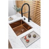 LAVEO Inox sudoper Marmara sa sifonom, bakreni, 51x59 cm | shoptok.hr