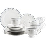 Mäser Lova 18-delni kavni servis, bel/moder - 1 set Cene
