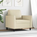  Fotelja krem 60 cm od umjetne kože | shoptok.hr