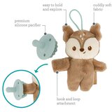 Infantino plišana igračka s dudom Cuddle & Teethe Soothing Set - Deer | shoptok.hr