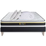 SLEEPFIT Celoten paket za posteljo - Vzmetnica 180x200 cm + vzmetnica z letvami (komplet) + 2 vzglavnika + odeja - Soft, (21613786) | Shoptok.si