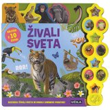 Učila Živali sveta knjiga z 10 zvoki Cene