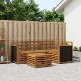  Set vanjskih sofa 5 pcs Prirodna 59 x 59 x 37 cm Poliester | shoptok.hr