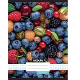NEBULO Zvezek s sponkami, karo vzorec z motivom sadja, 87-32 A/4 | Shoptok.si