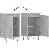  Komode 2 kom boja betona 40 x 35 x 70 cm od konstruiranog drva | shoptok.hr