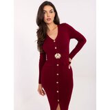 Factory Price Dress-PM-SK-DF61032.80-burgundy | Shoptok.si