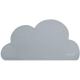 tamno sivi silikonski podmetač Cloud, 49 x 27 cm