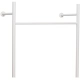 Hübsch Svetlo sivo kovinsko stensko stojalo za oblačila 52x180x27 cm Nobly – | Shoptok.si