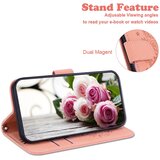 INORCO Za Nokia C12 4G/C12 Plus/C12 Pro stojalo za telefon, torbica z vtisnjenim metuljem iz PU usnja, denarnica Shell, (22036259) | Shoptok.si