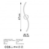 Opviq Crna LED zidna lampa Yilan – | shoptok.hr