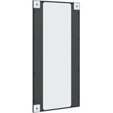 Zidno ogledalo crno 50 x 100 cm pravokutno željezno | Eponuda.com