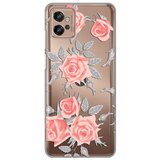 Teracell Silikonska maska za Motorola Moto G32 Elegant Roses Print Skin providna Cene