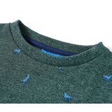  Dječja topla majica tamnozelena prošarana 116 | Eponuda.com