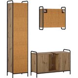  Set ormarića za kupaonicu 3 kom. Hrast artisan 40 x 36 x 181 cm | shoptok.hr